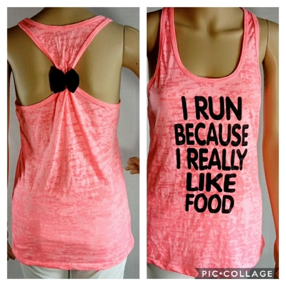 Next Level Apparel Tops - NEXT LEVEL PINK TANK TOP SIZE LARGE